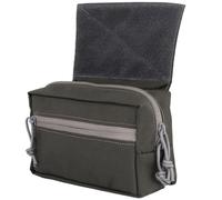 Tasca per Azioni Tattiche, Custodia con Gancio e Passante, Custodia per Organizer per Utensili Molle, Custodia per Amministratore con Pannello a Strappo(Gray)