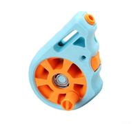 Tasca per mini mulinello da pesca da 10,2 cm senza stelo da riva tasca per | Palma da 10,2 cm, doppio cuscinetto in metallo, design senza asta, riva per la pesca della zattera del ponte