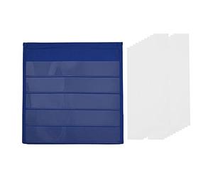 Tasca per Tablet Grafico con Carte 20X Cancellabili A Secco, Tasca Pedagogica Del Computer Da Tavolo Doppio e Autoportante (13X12 Pollici)