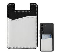 Tasca per telefono adesiva - Porta carte per la custodia del telefono portatile supporto per carte di carte di portafoglio portatile per il compito del telefono con l'adesivo non contrassegnato qu