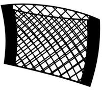 TASCA PORTA OGGETTI A RETE ELASTICA LAMPA 60267 CM 40X25 AUTO CAMPER CAMION