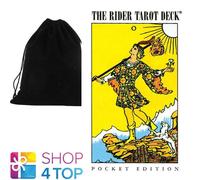 Tasca Rider Waite Tarot Carte Tavola US Games A. E. Con Velluto Borsa Pwr78