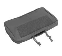 Tasca Tattica per Amministratore con Attacco Molle, Tasca GP con Chiusura a Cerniera Bidirezionale, Tasca Sottile EDC per Gilet da Caccia o Zaino da Trekking(Gray)