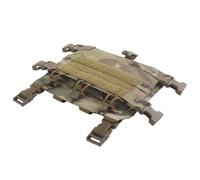 Tasca Tattica per Triplo Caricatore, Pannello Frontale con Patta MOLLE per Caricatore 5.56 con Porta Inserto Compatibile con Accessori Modulari Leggeri per Softair(CP)