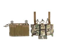 Tasca Tattica Tripla per Caricatori 5,56, con Borsa Multiuso e Porta-torniquete, per Gilet da Caccia Accessori Softair(Cp)