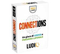 Ludic - Tasca-Cards Connections - Gioco di Carte Tascabili di Logica e Pensiero Laterale | Fai Collegamenti Tra Due o Più Soggetti con Intuizioni Geniali, Gioco per Ragazzi e Adulti, da 8 a 99 Anni