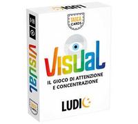 LUDIC - Tasca-Cards Visual - Un Gioco di Attenzione e Concentrazione| Gioco di Carte Tascabili, Sfide di Osservazione e Velocità, Action Game per Bambini, Adulti e Famiglie, Gioco di Società 8-99 Anni