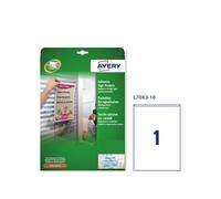 Tasche adesive L7083 - 21x29,7 cm - permanente - A4 - trasparente - Avery - conf. 10 pezzi