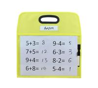 Tasche cancellabili a secco riutilizzabili lavagna trasparente scrivere e pulire lavagna da disegno Dry Brush Bag Pocket per insegnare ai bambini tasca portadocumenti tascabile