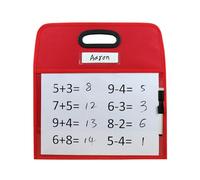 Tasche cancellabili a secco riutilizzabili lavagna trasparente scrivere e pulire lavagna da disegno Dry Brush Bag Pocket per insegnare ai bambini tasca portadocumenti tascabile