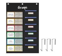 Tasche educative Grafico Organizzatori tascabili Gestione del gruppo Include etichette per cartelle di nome per aula Storage Organizzazione di gruppo Tasca di archiviazione Tasca Gestione aula Tasche