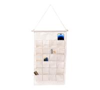 Tasche in tessuto per calendario 'Avvento, da appendere e riutilizzare, per creare le proprie tasche per il conto alla rovescia, per cioccolato, fondente, giocattoli, dolci, bambini e bambine
