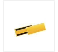 Durable 175704 Tasche con Bande Magnetiche, 1/2 A5 Orizzontale, Confezione da 50 Pezzi, Giallo