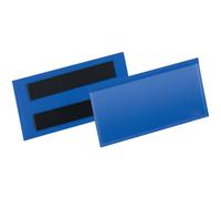Tasche per identificazione Durable con bande magnetiche blu f.to esterno mm. 130