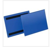 Buste identificative magnetiche - formato A5 orizzontale (210x148 mm) - Durable - conf. 50 pezzi