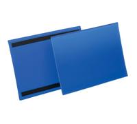 Tasche per identificazione Durable con bande magnetiche blu f.to esterno mm. 311