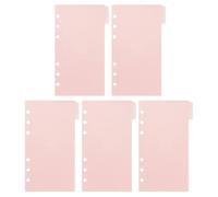 Tasche per Raccoglitore Forate a 6 Fori in Pp Rosa