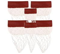 Tasche per tavolo da biliardo - 6 supporti di ricambio, pelle PU in cotone | da tavolo da biliardo professionali, diametro apertura 17 cm, larghezza in pelle 6,8 cm altezza 8,2 cm, borse