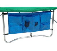 Tasche portaoggetti per trampolini 4 tasche 2 portabottiglie 6 ganci elastici