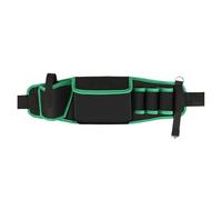 Tasche regolabili per cintura per attrezzi con materiali di design traspiranti Organizzatori di attrezzi da campeggio per un comodo uso tutto il giorno, Vita trapano elettrico, Verde