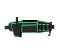 Tasche regolabili per cintura per attrezzi con materiali di design traspiranti Organizzatori di attrezzi da campeggio per un comodo uso tutto il giorno, Trapano con cerniera, Verde