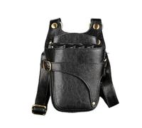 Tasche strumenti per capelli ， Borsa for parrucchiere, barbiere, parrucchiere, forbici, borsa for parrucchiere, stilista, barbiere, borsa for barbiere(Black)