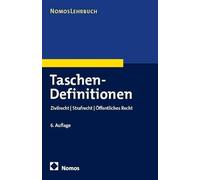 Taschen-Definitionen: Zivilrecht | Strafrecht | Öffentliches Recht