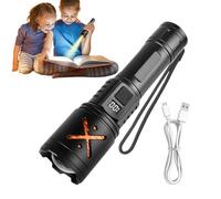 Taschenlampen - Taschenlampen - Wiederaufladbare Taschenlampen | Taschenlampe Mit Digitalanzeige | Tragbare Taschen Lampen Mit 3 Helligkeitsstufen Für Jagd, Wandern, Survival Und Outdoor