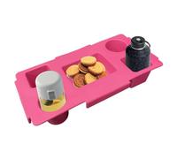Taschentop Becherhalter Ablage - Getränkeorganizer Tablett,Organizer Mit Unterteilungen Für Reisen Picknick Pool Tablettaufsatz für Strandtasche und Pooltasche, Getränkehalter-Tablett für Snack