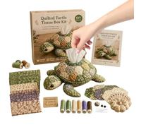 Taschentuchbox Bezug DIY Set Meerestier Muster Servietten Halter Handarbeit