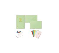 Taschetta 10 biglietti + 10 buste - Dresda - 9 x 14 cm - colori assortiti - Rex