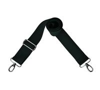 Taschmann2005 - Tracolla per borse larga, con moschettone in metallo, colore: nero, 5 cm, lunghezza fino a 169 cm