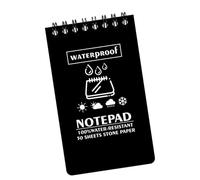 Taschnote impermeabile Book-Allwetter - NotizBlock per scrivere all'aperto | Blocco note robusto con rilegatura a spirale, diario sul campo resistente alle intemperie, blocco note tattico imper