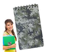 Taschnote impermeabile Book-Allwetter - NotizBlock per scrivere all'aperto | Blocco note robusto con rilegatura a spirale, diario sul campo resistente alle intemperie, blocco note tattico imper