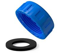 Tasco di blanking del tubo PVC Filetto femmina Riparato Raccordi del tubo tappo di blanking Fine filo femminile per la riparazione e modifica del filo emale blu 40mm