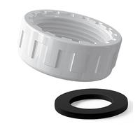 Tasco di blanking del tubo PVC Filetto femmina Riparato Raccordi del tubo tappo di blanking Fine filo femminile per la riparazione e modifica del filo emale bianco 50mm