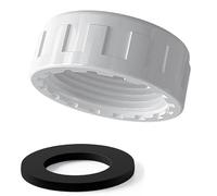 Tasco di blanking del tubo PVC Filetto femmina Scasso di scarto Caspit Caspeggio PVC, tappi per tubo da giardino, tappo del filo femminile, tappi per la testa di irrigazione bianco 25mm