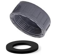 Tasco di blanking del tubo PVC Filetto femmina Scasso di scarto Caspit Caspeggio PVC, tappi per tubo da giardino, tappo del filo femminile, tappi per la testa di irrigazione grigio. 63mm