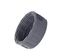 Tasco di blanking del tubo PVC Filetto femmina Scasso scarto Caspit Caspeggio Cap PVC, tappi per da giardino, tappo filo femminile, la testa irrigazione grigio. 40mm