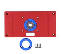 Tasco di taglio, tavolo da router in lega di alluminio Piatto di inserzione, strumento di lavorazione del legno compatibile con Dongcheng/aoben // boda // rt0700c, facile