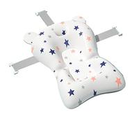 Tasco per sospensione da bagno per bambini, tappetino da bagno morbido regolabile non slip cuscinetto da bagno per bambini neonati prevenire il cuscino da bagno per bambini (Bianco)