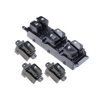 TASEKI Interruttori alzacristalli Sinistro LHD Alzacristallo Interruttore Controllo Blocco Sollevatore Pulsante Vetro 93580-1E000 Set 93570-1E110 per Hyundai per Accent 2007-2010(A Set)
