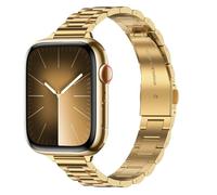 Tasikar Band Compatibile con Apple Watch Band 49mm 46mm 45mm 44mm 42mm Donna di Ricambio metallo Cinturino Compatibile con Apple Watch Ultra SE Series 10 9 8 7 6 5 4 3, Oro