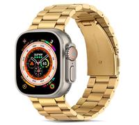 Tasikar Band Compatibile con Apple Watch Band 49mm Cinturino di ricambio in metallo inossidabile Premium Compatibile con Apple Watch Ultra Ultra 2, Oro