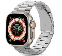 Tasikar Band Compatibile con Apple Watch Band 49mm Cinturino di ricambio in metallo inossidabile Premium Compatibile con Apple Watch Ultra Ultra 2, Plata
