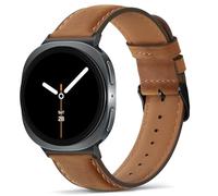 Tasikar Cinturini Compatibile con Samsung Galaxy Watch 8 40mm 44mm Cinturino in Vera Pelle Compatibile con Samsung Galaxy Watch 8 Classic 46mm, Marrone
