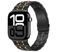 Tasikar Cinturino in metallo compatibile con Apple Watch 42mm (serie 11/10) 41mm 40mm 38mm Cinturino in acciaio inossidabile compatibile con Apple Watch SE Series 11 10 9 8 7 6 5 4 3, Titanio