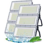 TASINUO Faretto LED da Esterno 300W 30000LM 6500K Faro LED Esterno 2 Pezzi | Luci LED da Esterno IP67 Impermeabile, 85-265V Lampada LED Esterno, Illuminazione per Giardino Terrazza Garage Fabbrica