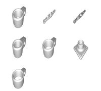 Task Light Stand Compatible with Mini Maglite - Magnetic Adjustable Arms