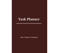 Task Planner: Daily To-Do Lists to help Productivity, Organization, and Goal Tracking